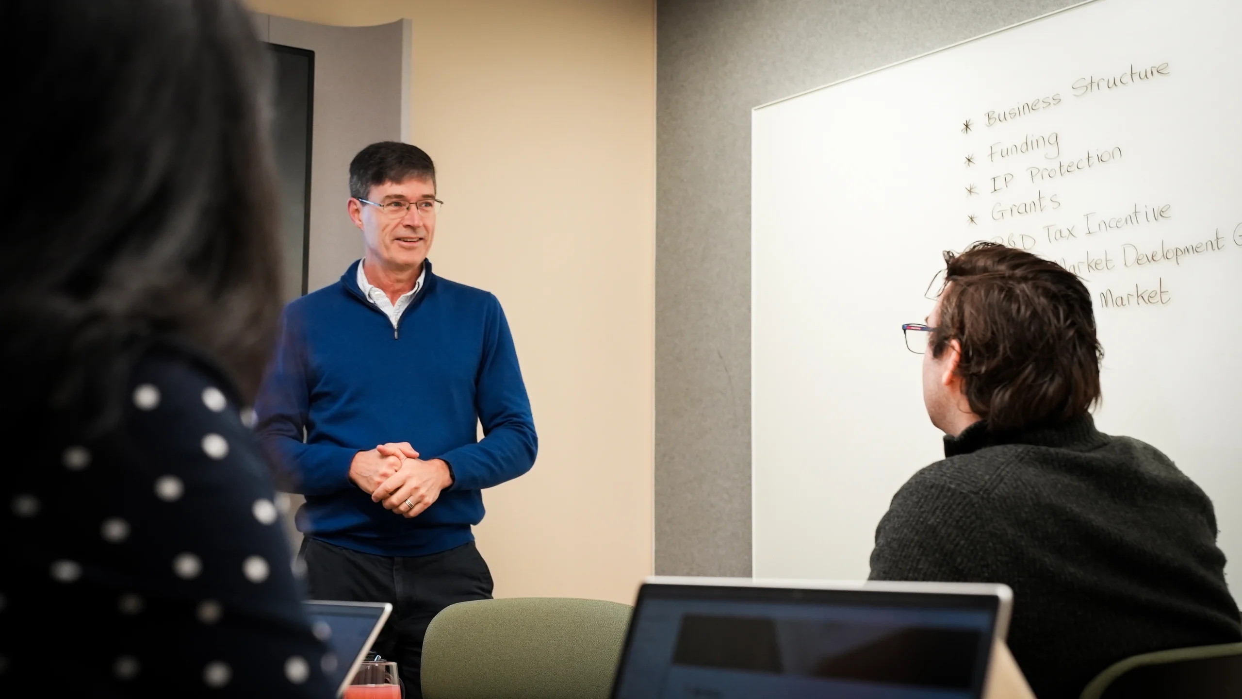 Goal-setting for a business.