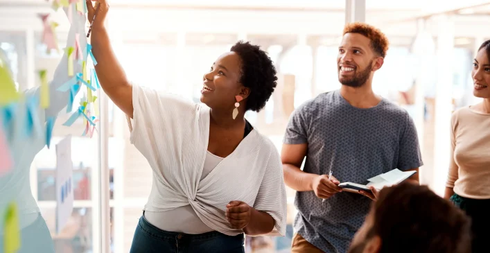 Team setting short-term goals